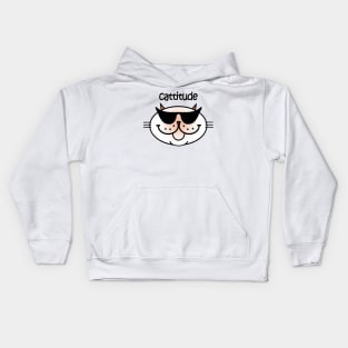 CATTITUDE 2 - Flame Point Kids Hoodie